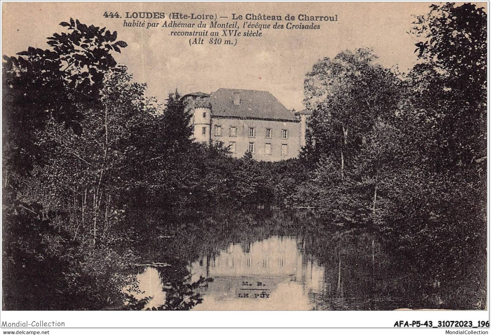 AFAP5-43-0535 - LOUDES - Le Château De Charroul - Loudes