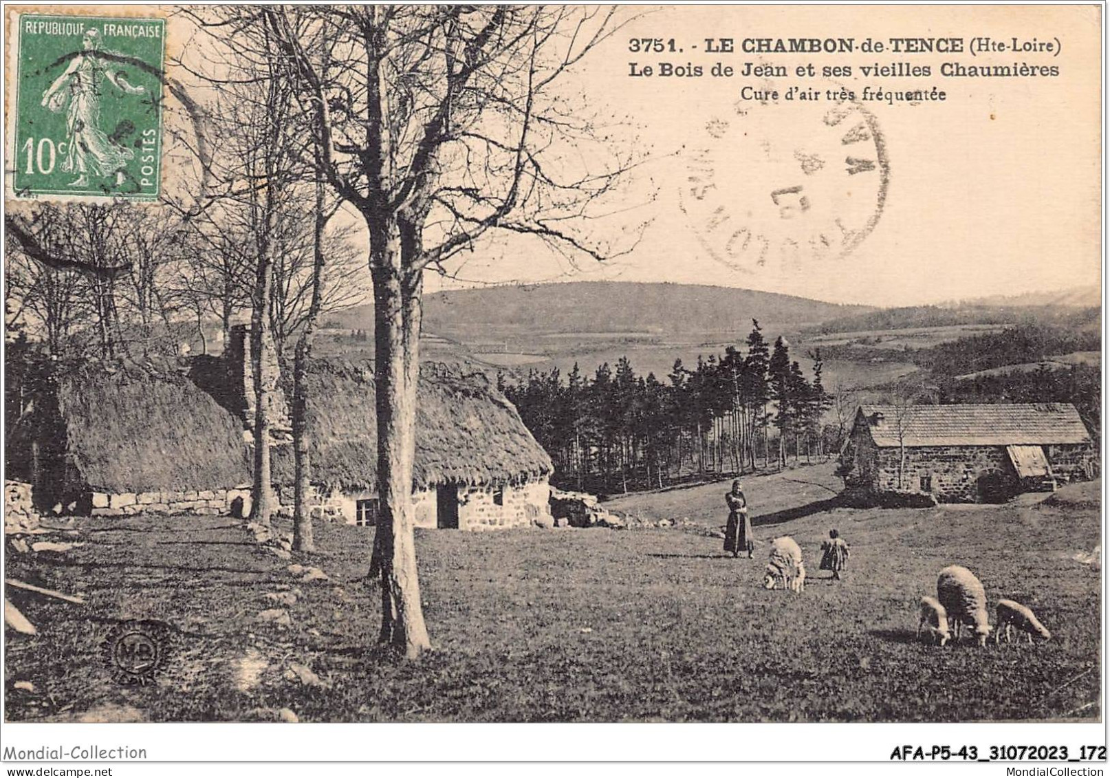 AFAP5-43-0523 - LE CHAMBON-de-TENCE - Le Boid De Jean Et Ses Vieilles Chaumières - Cure D'air Très Fréquentée - Le Chambon-sur-Lignon