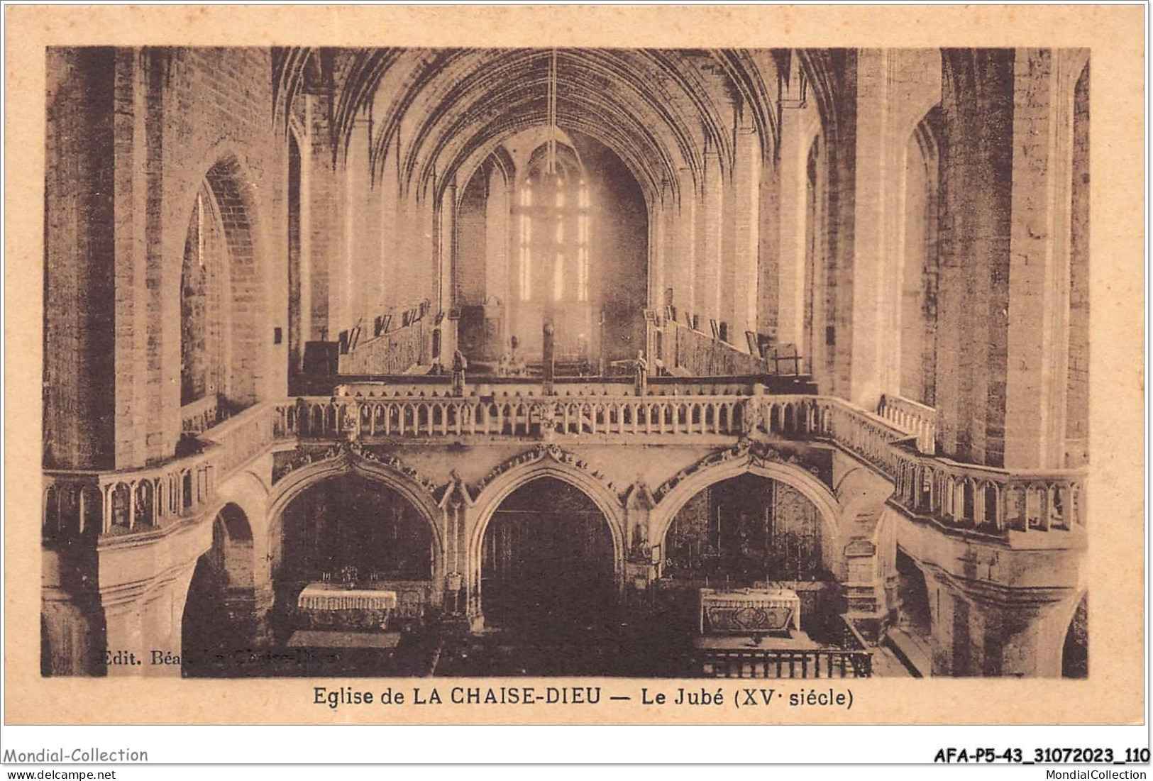 AFAP5-43-0491 - église De LA CHAISE-DIEU - Le Jubé - La Chaise Dieu
