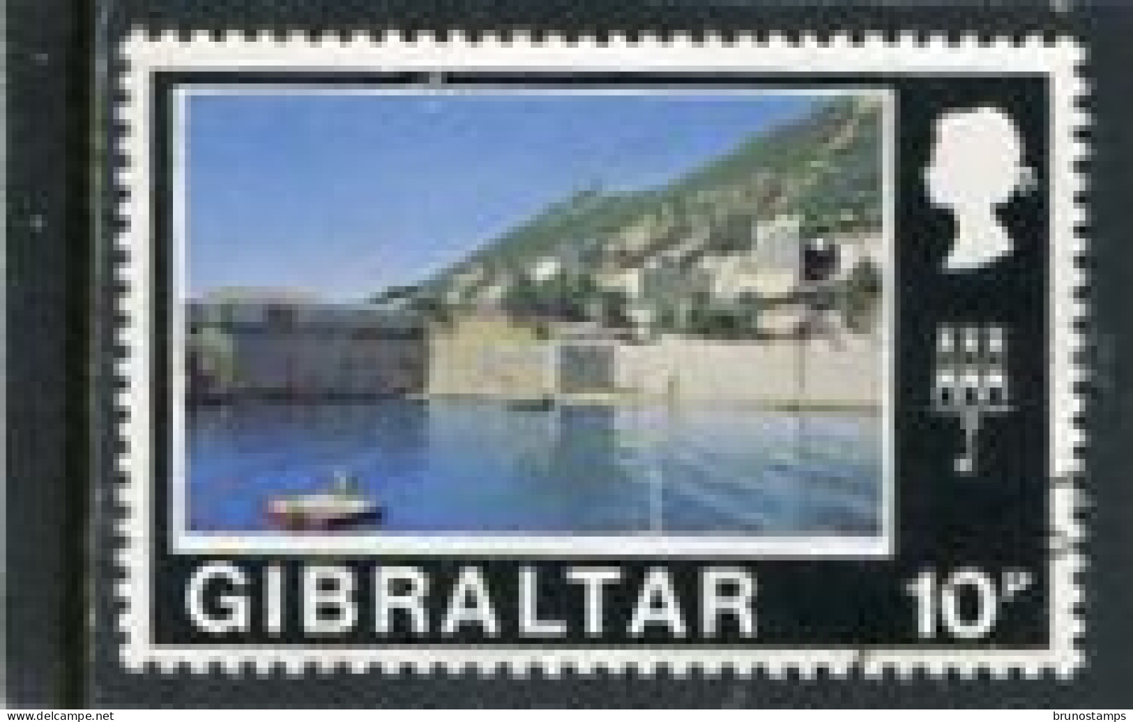 GIBRALTAR - 1971  10p  DEFINITIVE  FINE USED - Gibraltar