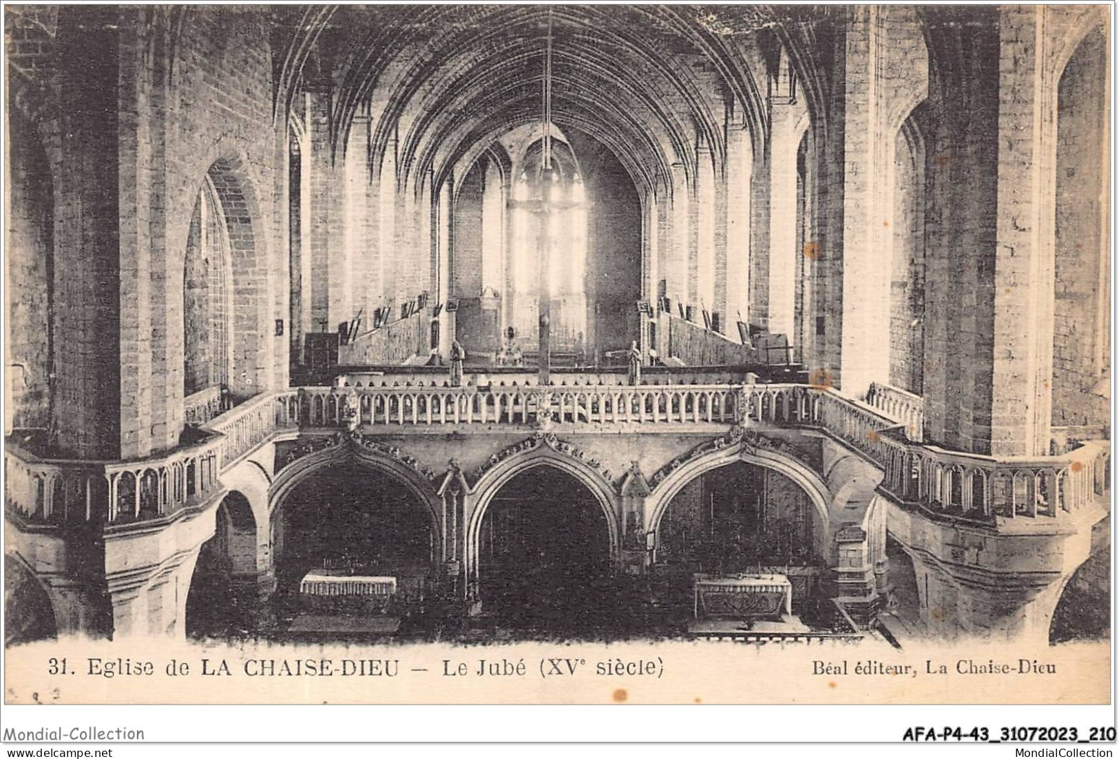 AFAP4-43-0427 - église De LA CHAISE-DIEU - Le Jubé - La Chaise Dieu
