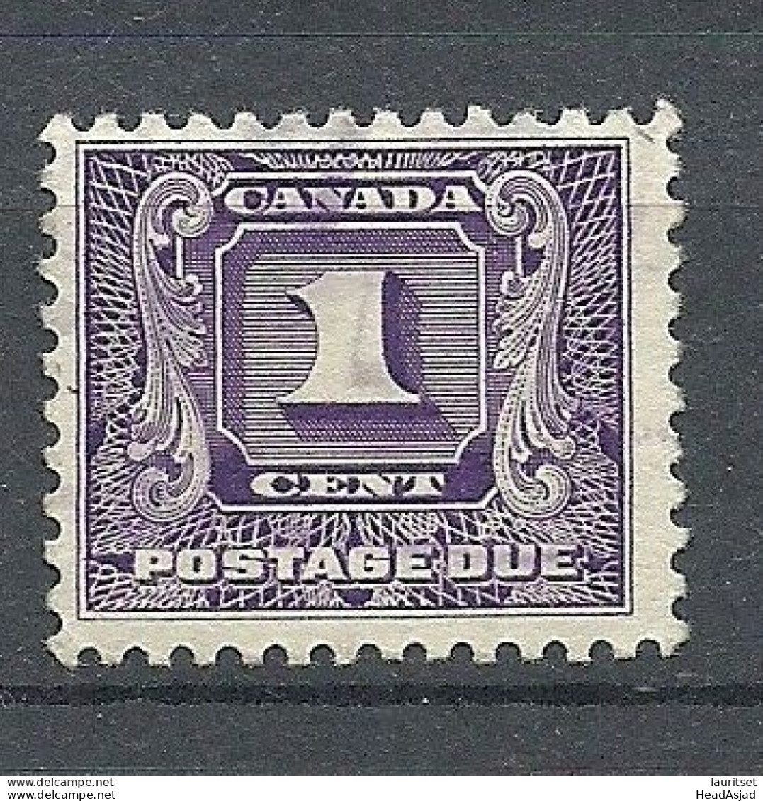 CANADA Kanada 1930 Michel 6 O Postage Due Portomarke A Percevoir - Segnatasse