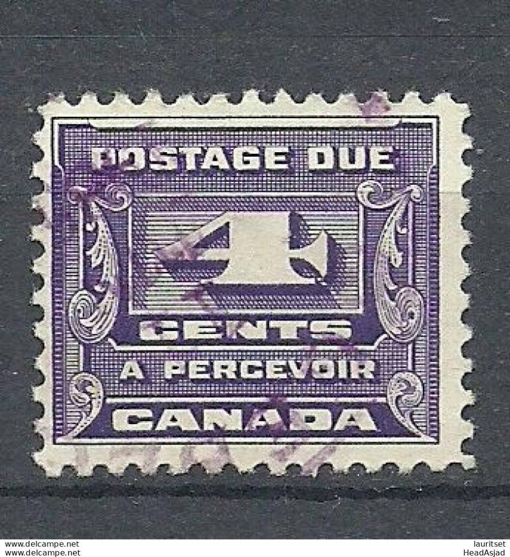CANADA Kanada 1933 Michel 13 O Postage Due Portomarke - Strafport