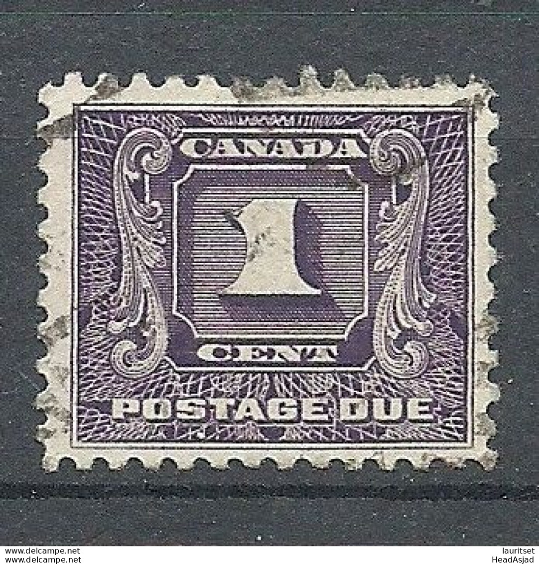 CANADA Kanada 1930 Michel 6 O Postage Due Portomarke A Percevoir - Port Dû (Taxe)