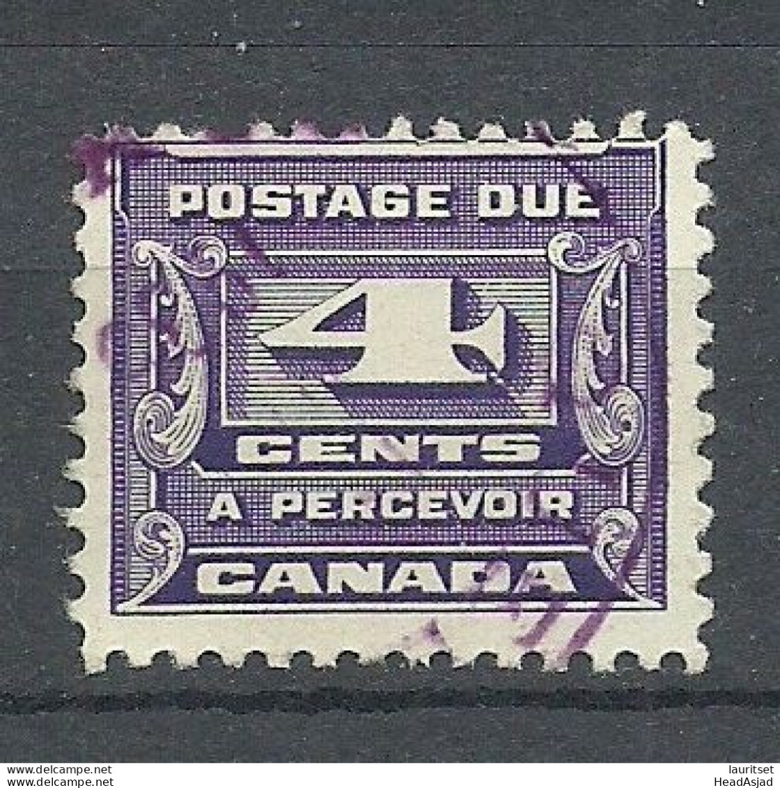 CANADA Kanada 1933 Michel 13 O Postage Due Portomarke A Percevoir - Postage Due