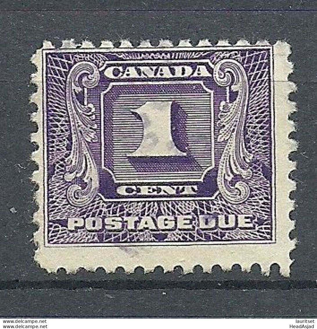 CANADA Kanada 1930 Michel 6 O Postage Due Portomarke - Impuestos