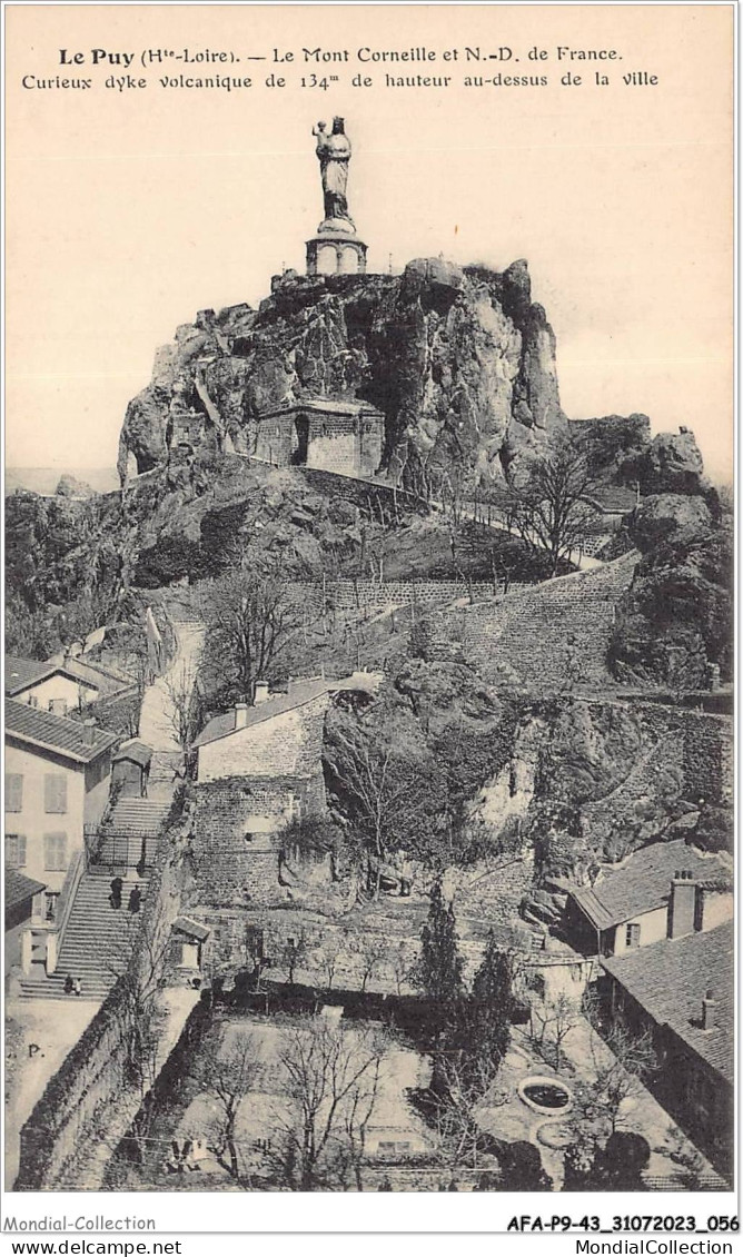 AFAP9-43-0904 - LE PUY - Le Mont Corneille Et Notre-dame De France - Le Puy En Velay