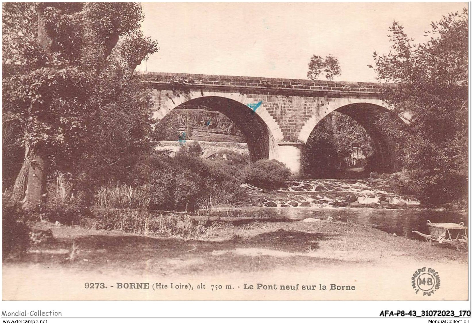 AFAP8-43-0857 - BORNE - Le Pont Neuf Sur La Borne - Other & Unclassified