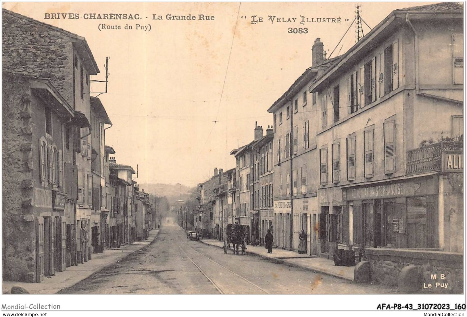 AFAP8-43-0852 - BRIVES CHARENSAC - La Grande Rue - Route Du Puy - Sonstige & Ohne Zuordnung