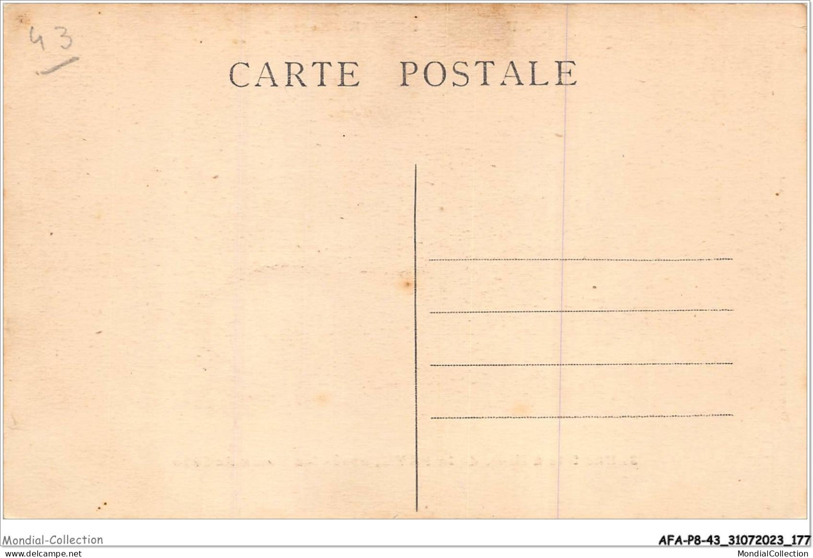 AFAP8-43-0860 - AUREC-sur-LOIRE - Une Fête à Notre-dame De La Faye - Après Les Voeux De 1914 - Other & Unclassified