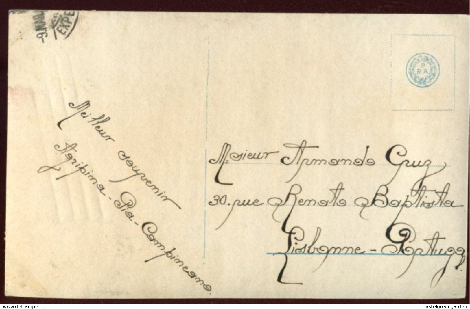 X0609 Romania,maximum, The King Karl I.Regele Carol I. Card Circuled From Bucuresti To Lisbon - Cartas & Documentos