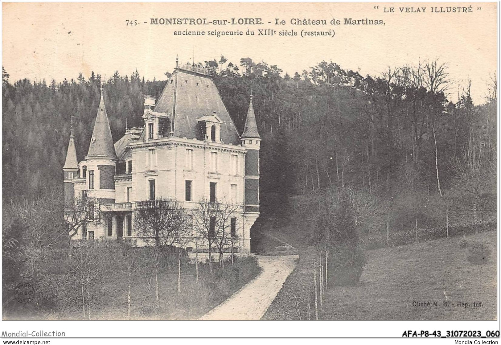 AFAP8-43-0802 - MONISTROL-SUR-LOIRE - Le Château De Martinas - Monistrol Sur Loire