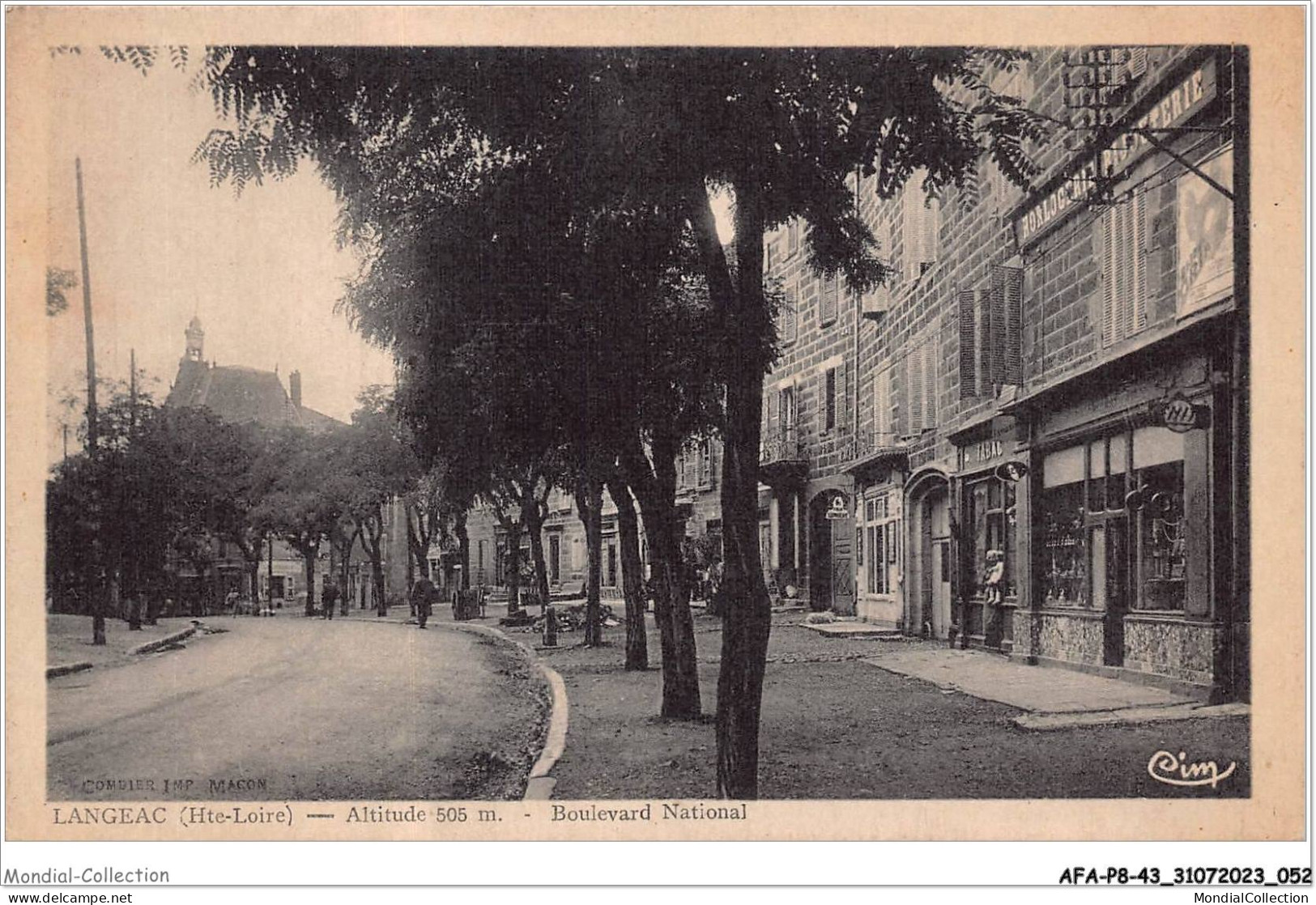 AFAP8-43-0798 - LANGEAC - Altitude 505 M - Boulevard National - Langeac