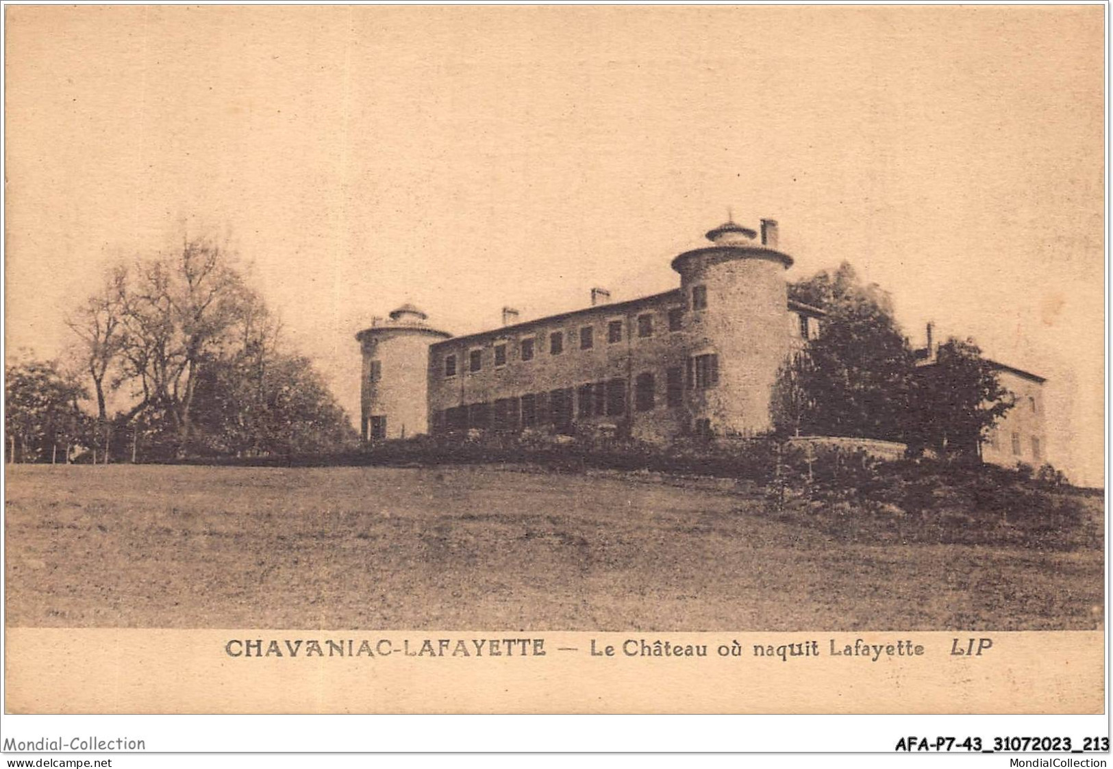 AFAP7-43-0766 - CHAVANIAC-LAFAYETTE - Le Château Ou Naquit Lafayette - Andere & Zonder Classificatie