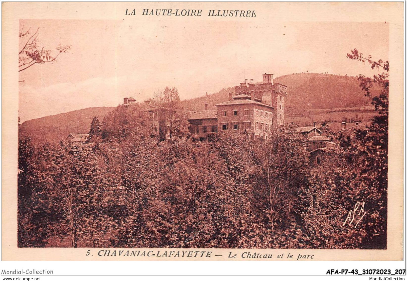 AFAP7-43-0763 - CHAVANIAC-LAFAYETTE - Le Château Et Le Parc - Other & Unclassified