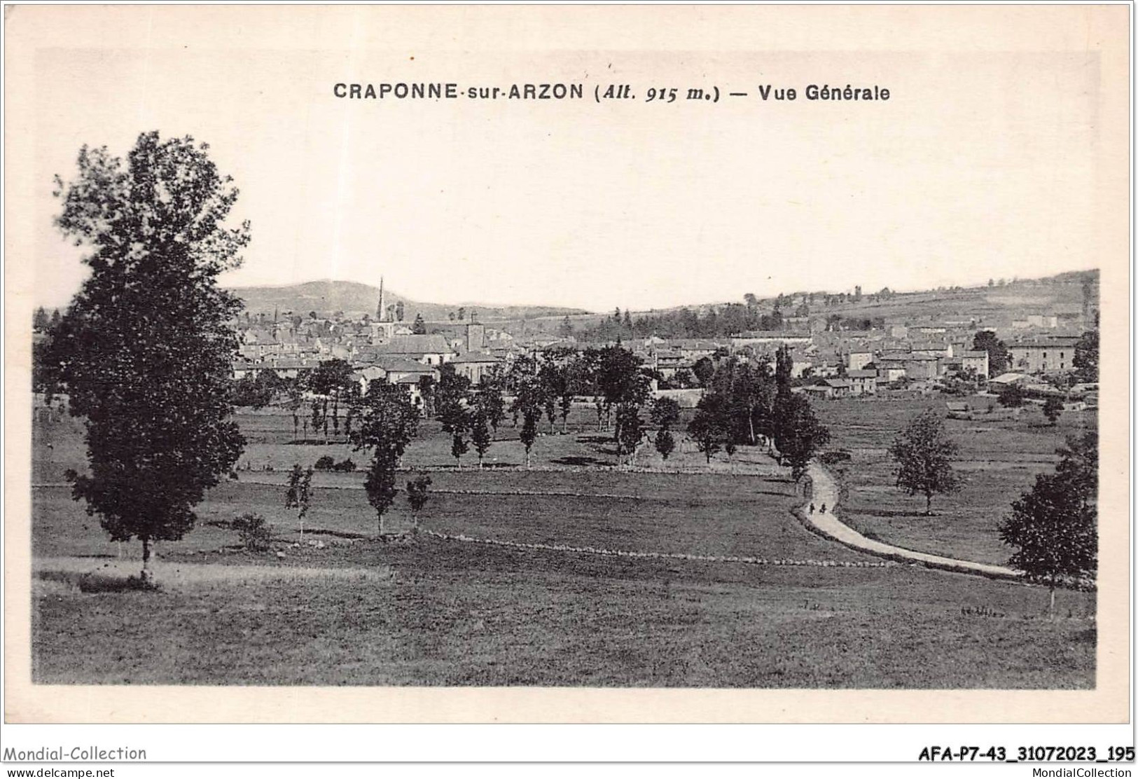 AFAP7-43-0757 - CRAPONNE-sur-ARZON - Vue Générale - Craponne Sur Arzon