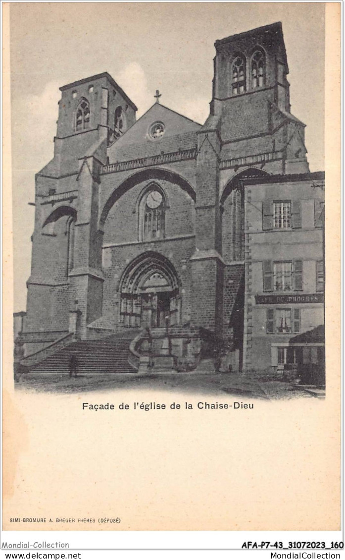 AFAP7-43-0739 - Façade De L'église De LA CHAISE-DIEU  - La Chaise Dieu