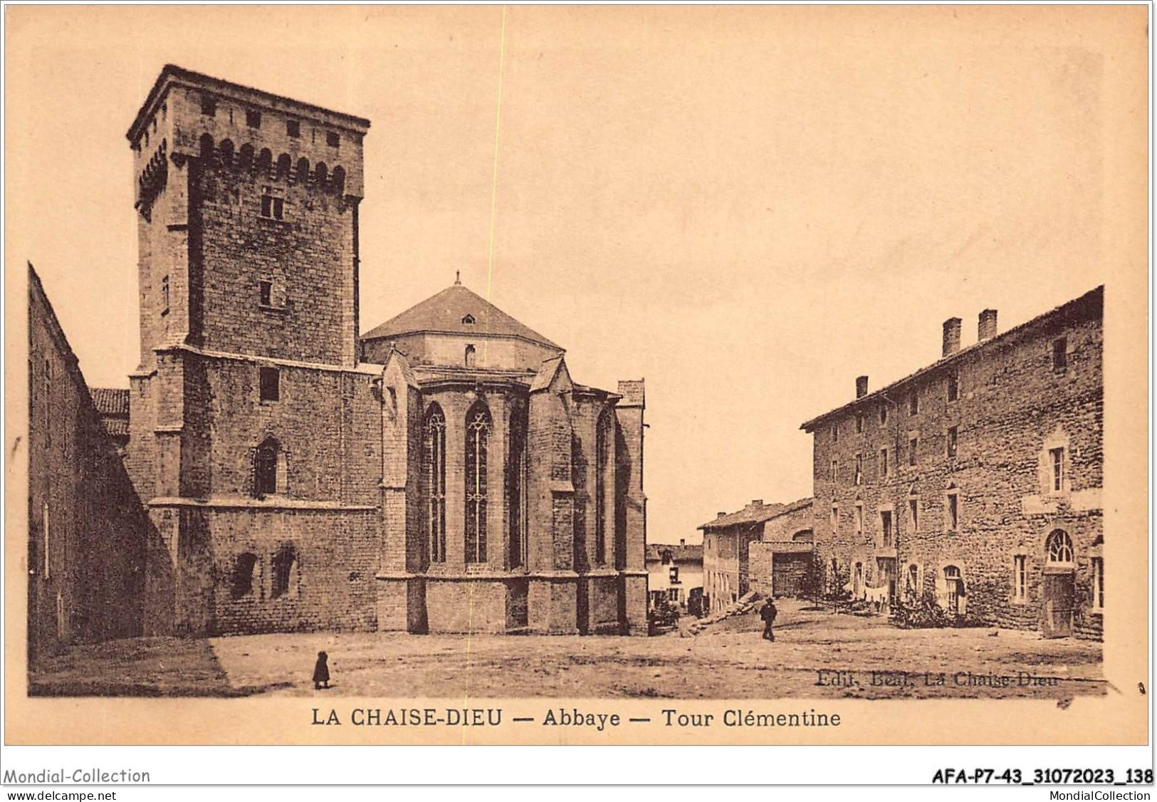 AFAP7-43-0728 - LA CHAISE-DIEU - Abbaye - Tour Clémentine - La Chaise Dieu