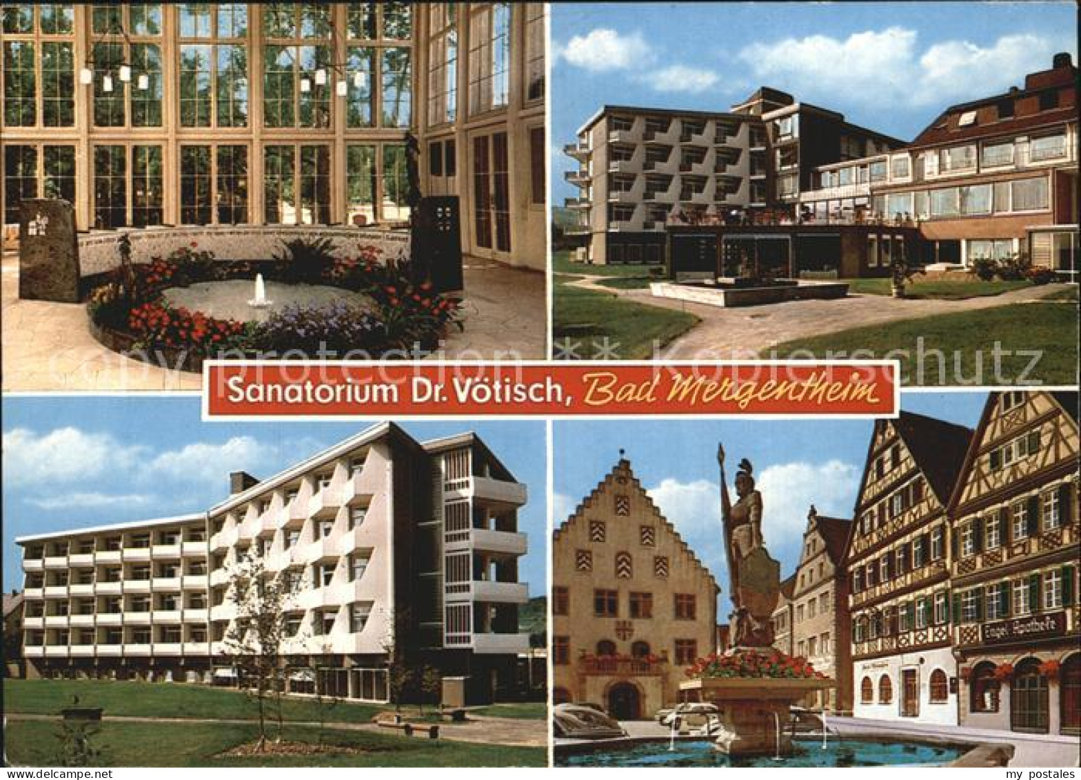 72502788 Bad Mergentheim Sanatorium Doktor Voetisch Kurpark Brunnen Bad Mergenth - Bad Mergentheim