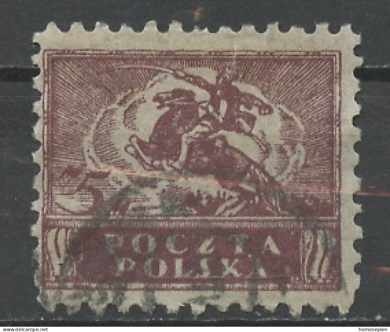 Pologne - Poland - Polen 1919 Y&T N°171 - Michel N°113 (o) - 5m Symbole De L'héroïsme - Usados