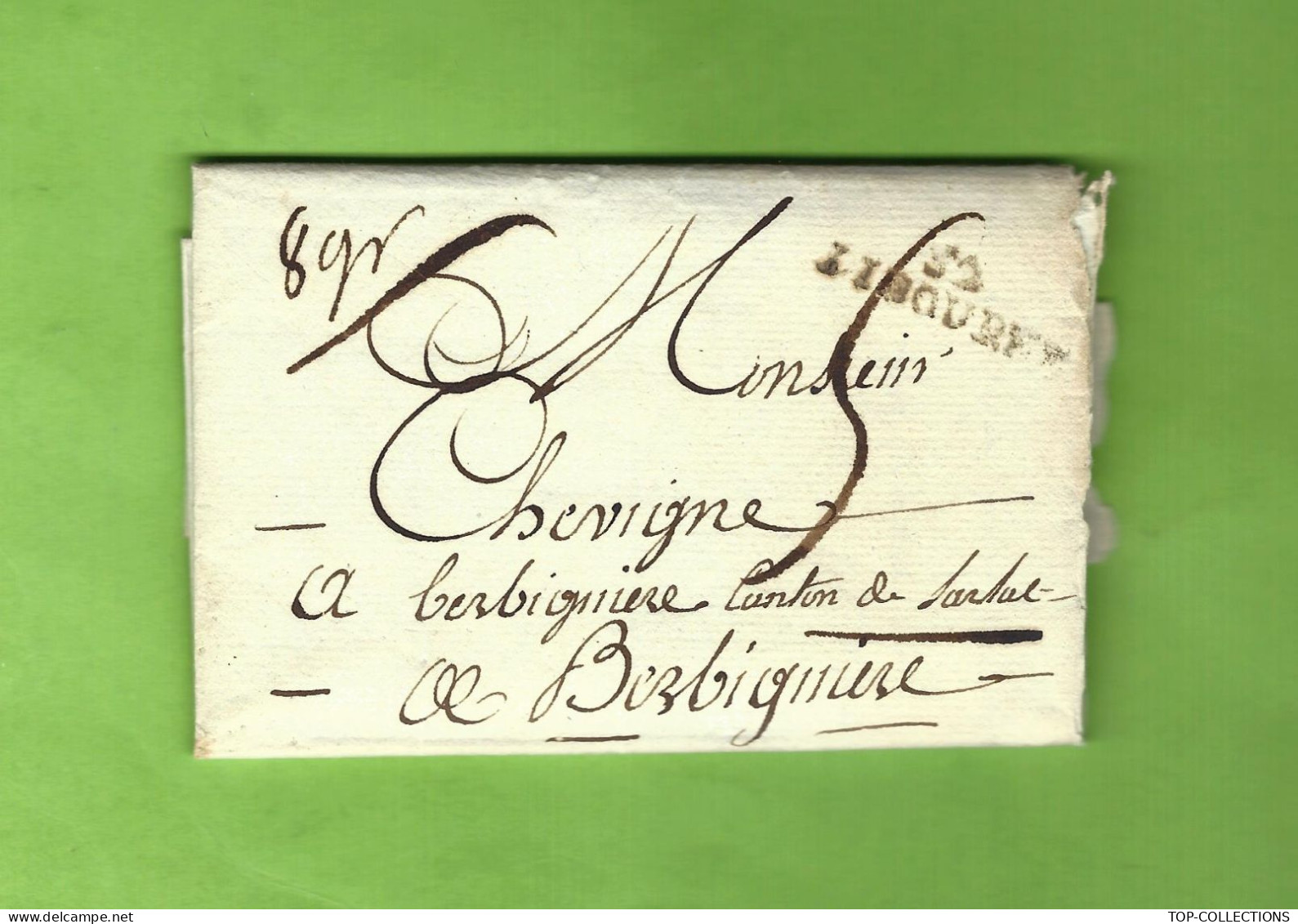 1802 Libourne Gironde => Chevigné Chateau De Berbiguières  Dordogne NOBLESSE BIENS NATIONAUX   VENTE  VIN  V. HISTORIQUE - 1800 – 1899