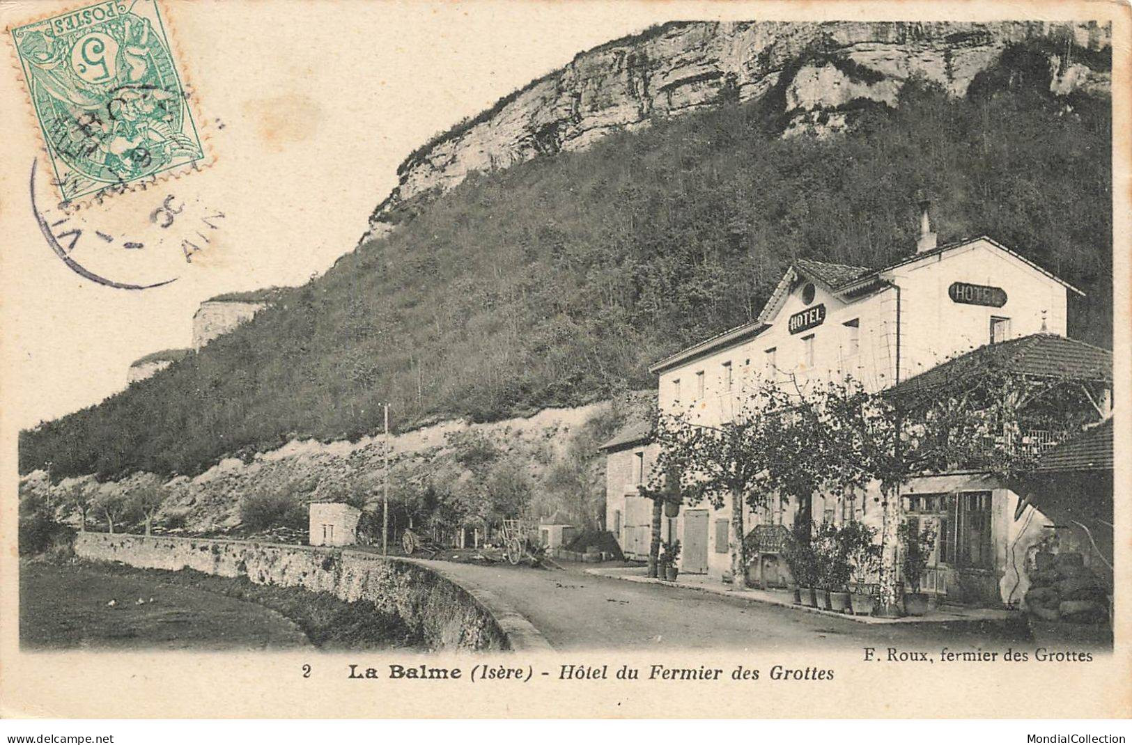 MIKI-AP2-017- 38 LA BALME HOTEL DU FERMIER DES GROTTES - La Balme-les-Grottes