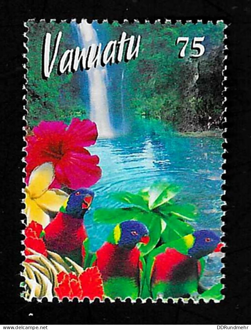 2002 Flowers Michel VU 1151C Stamp Number VU 798c Xx MNH - Vanuatu (1980-...)