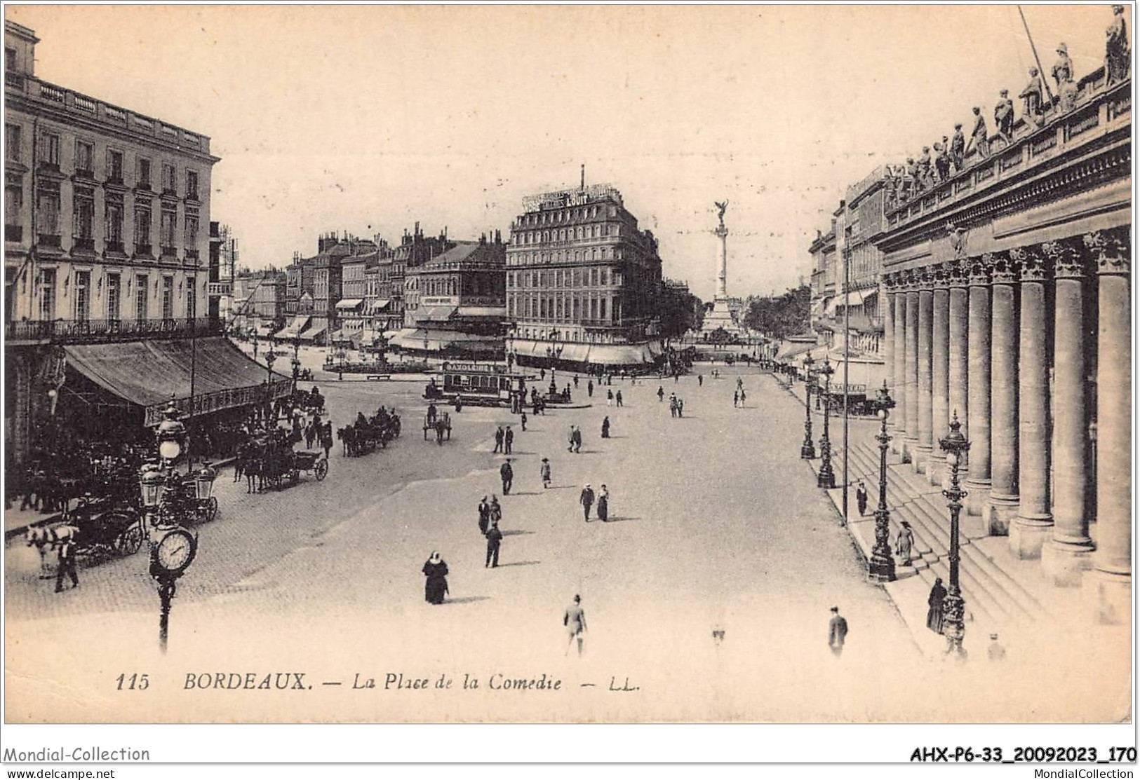 AHXP6-33-0687 - BORDEAUX - La Place De La Comédie - LL - Bordeaux