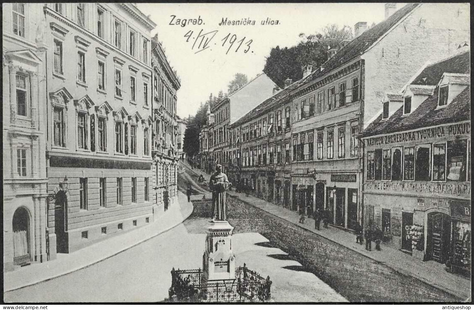 Croatia-----Zagreb-----old Postcard - Croatia