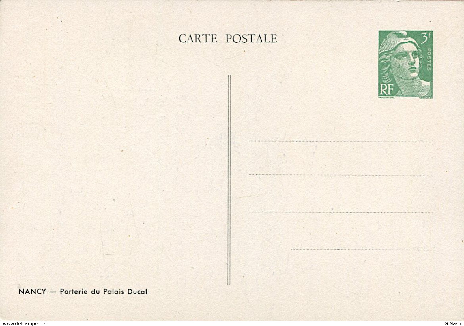 Entier Postal 716A-CP2 - Nancy - Type Gandon - Letter Cards