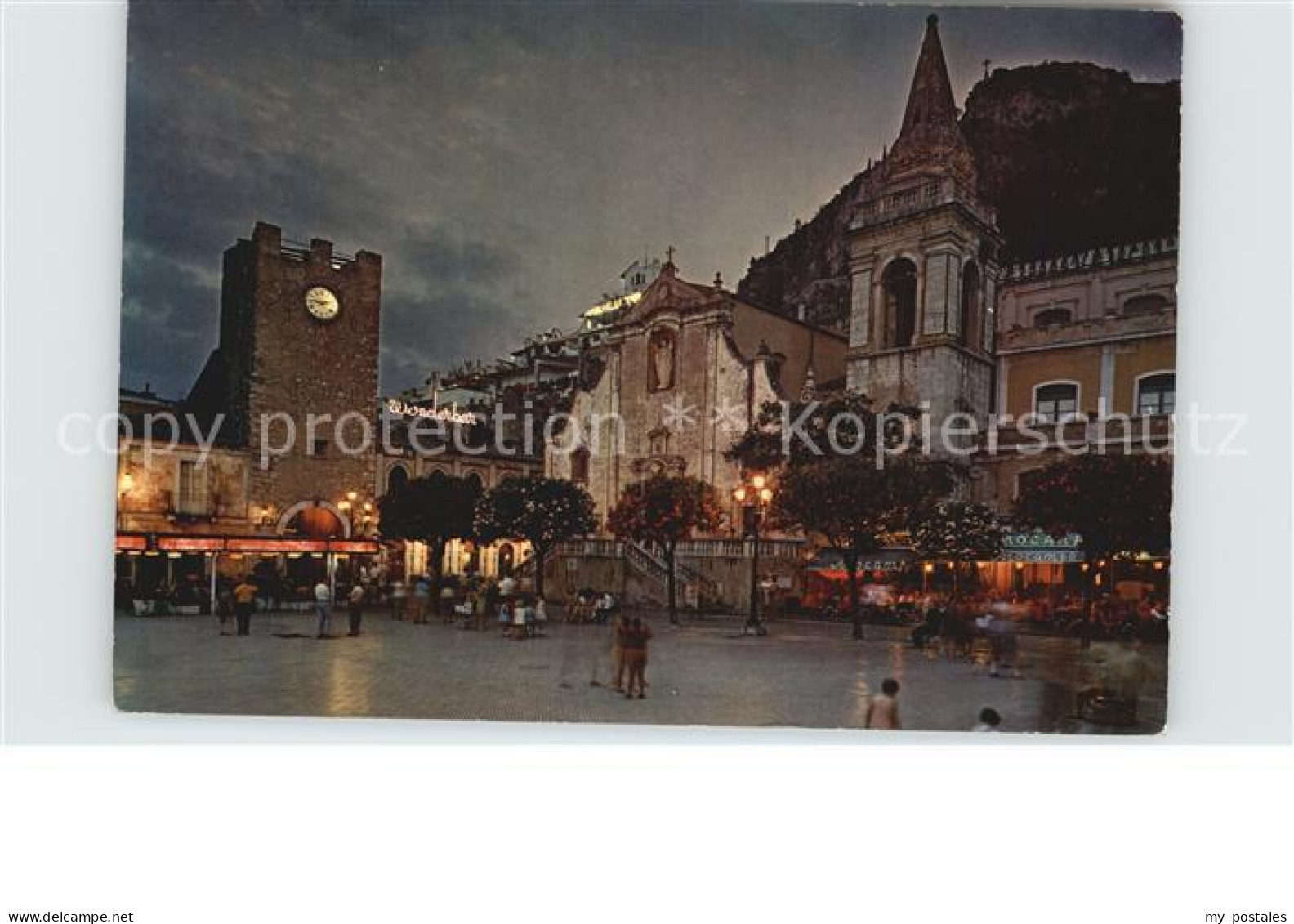 72502730 Taormina Sizilien Piazza S. Agostino Taormina - Other & Unclassified