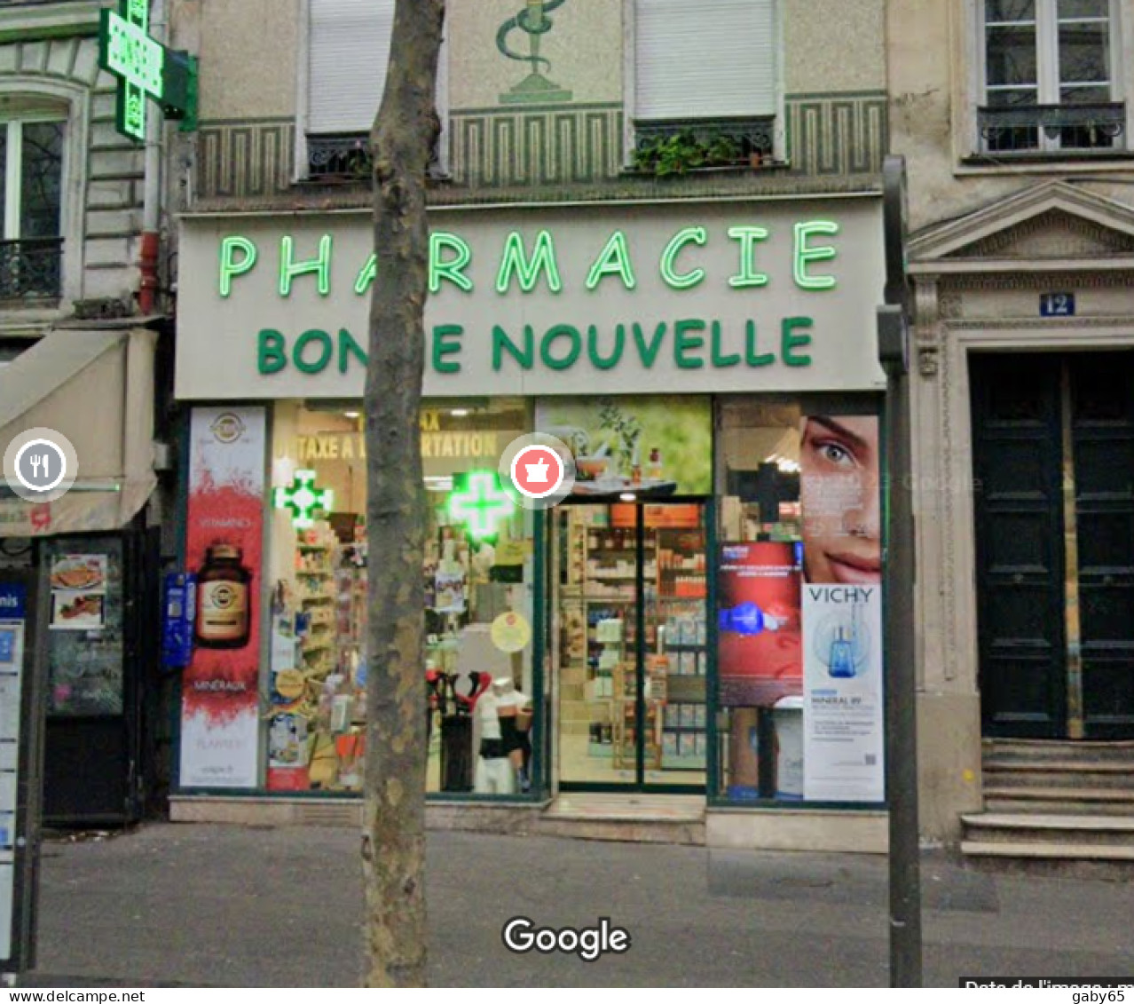 FACTURE.PARIS.PHARMACIE CHARLARD.F.VIGIER PHARMACIEN DE 1 Re.CLASSE 12 BOULEVARD BONNE NOUVELLE. - Chemist's (drugstore) & Perfumery