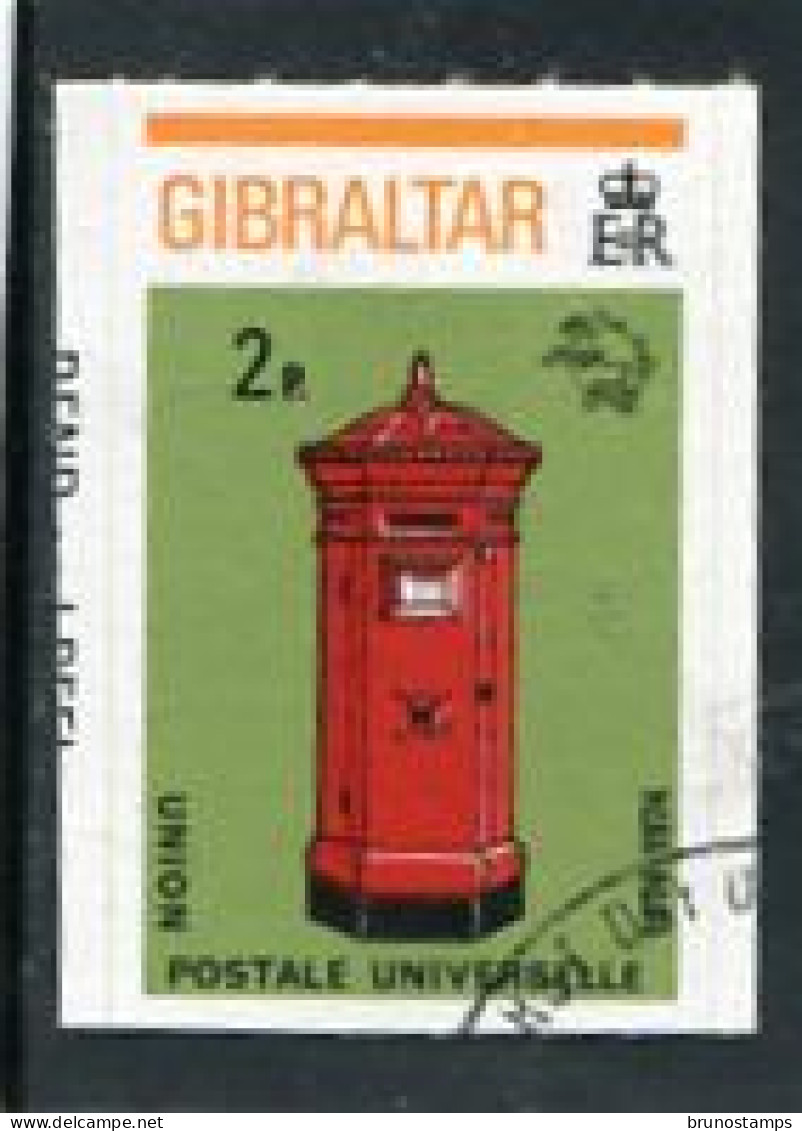 GIBRALTAR - 1974  2p  POST BOXES  SELF ADHESIVE  FINE USED - Gibraltar