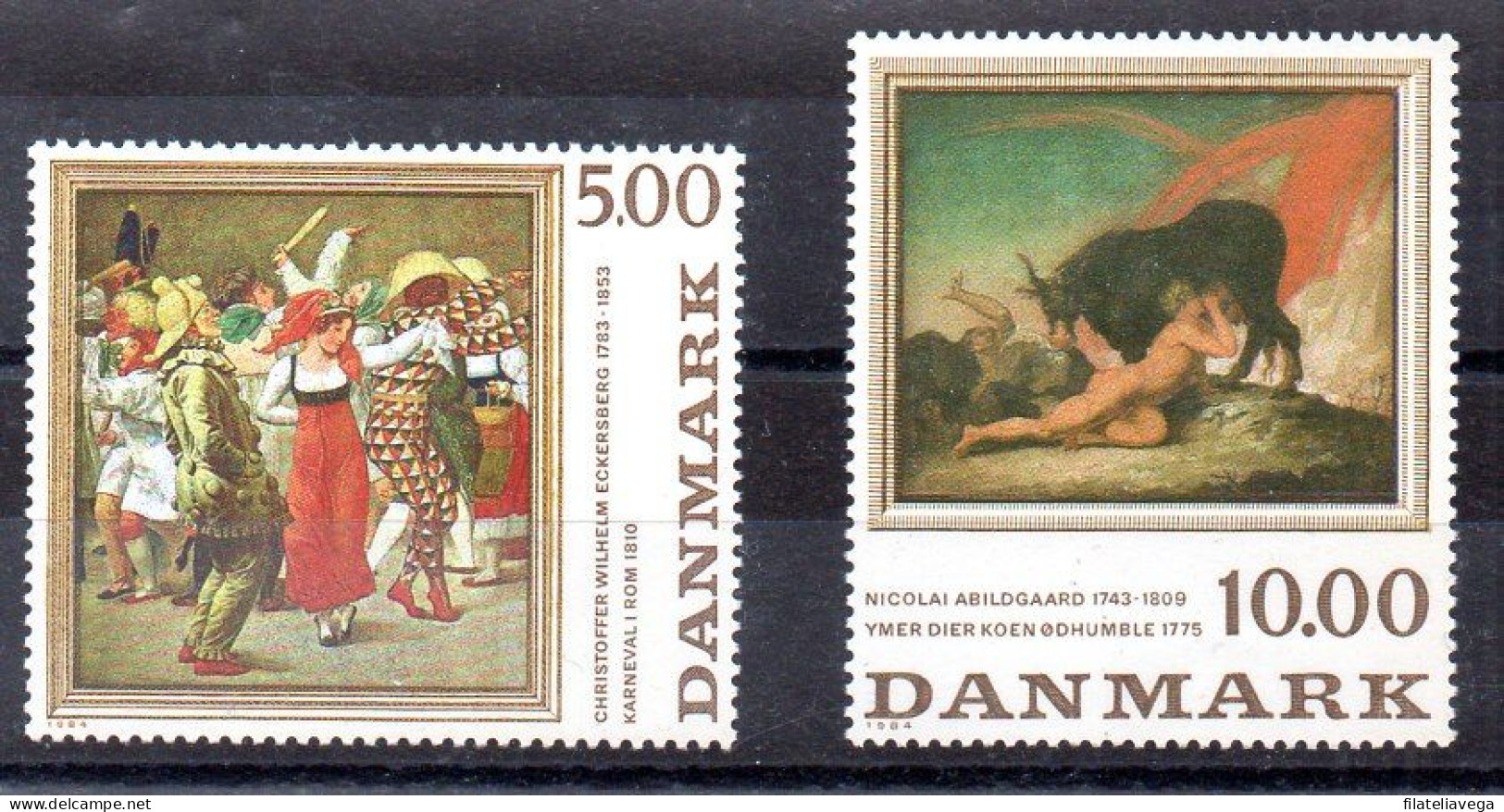 Dinamarca Serie Nº Yvert 822/23 ** PINTURA (PICTURE) - Unused Stamps