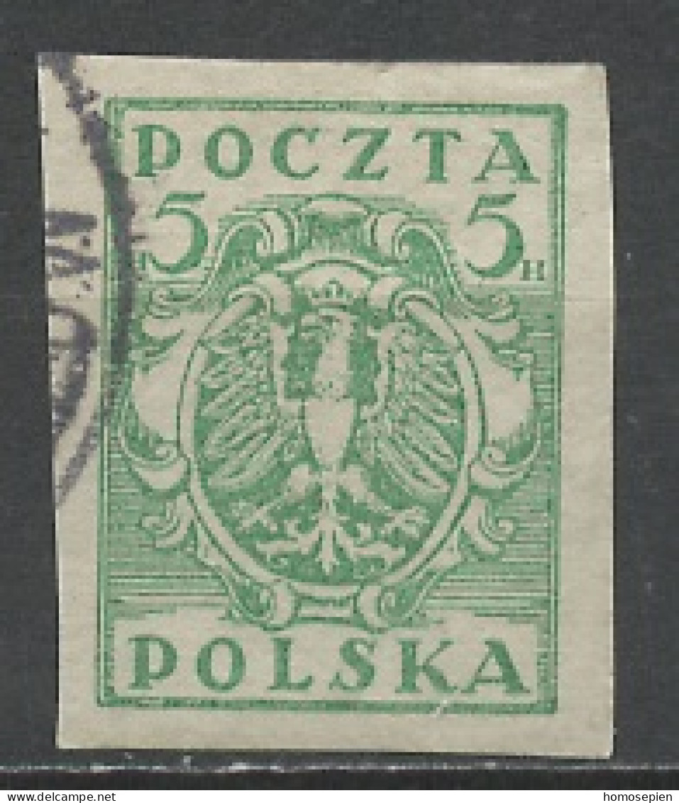 Pologne - Poland - Polen 1919 Y&T N°173 - Michel N°67 (o) - 5h Aigle National - Used Stamps