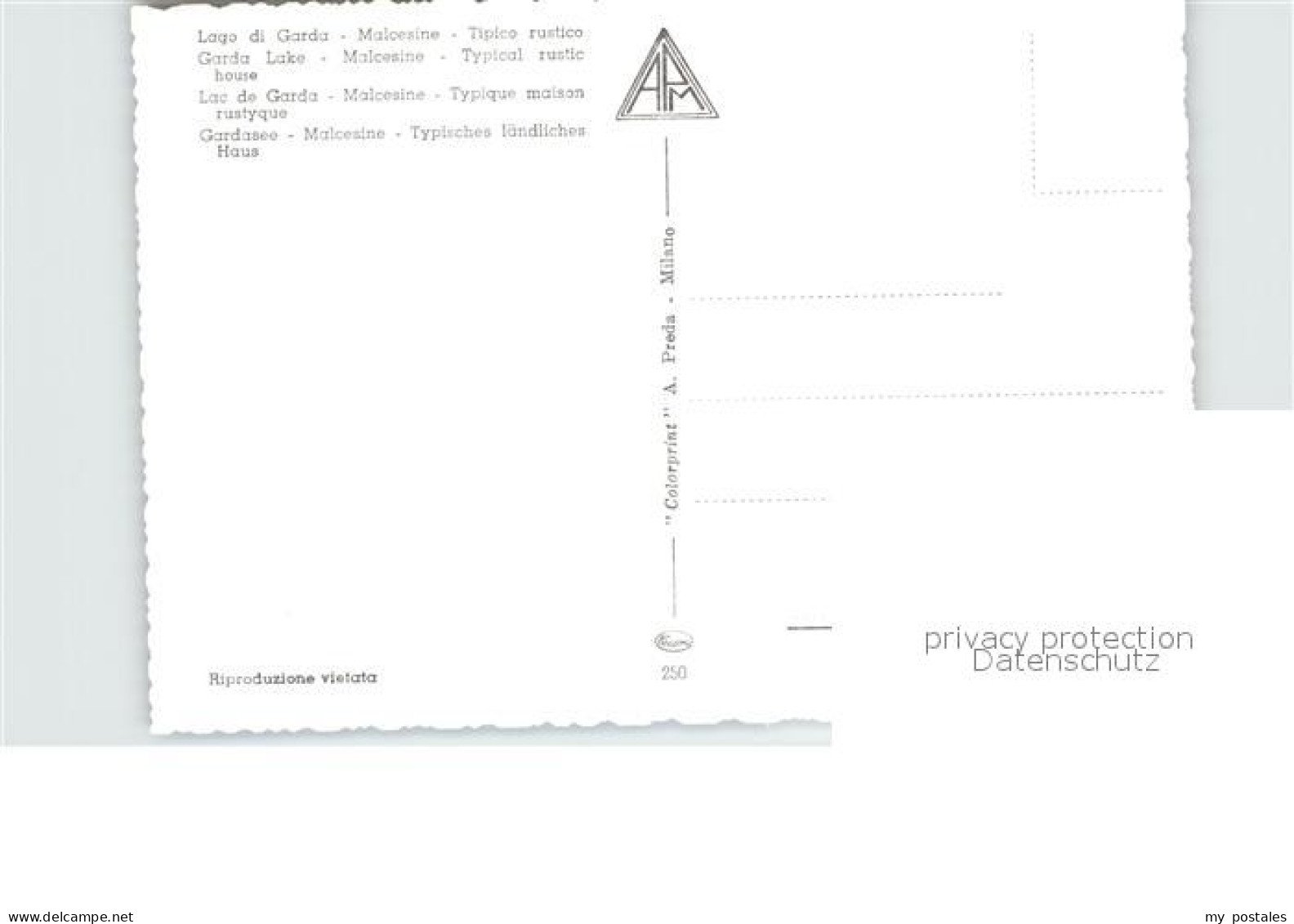 72502633 Malcesine Lago Di Garda Gasse Malcesine - Other & Unclassified