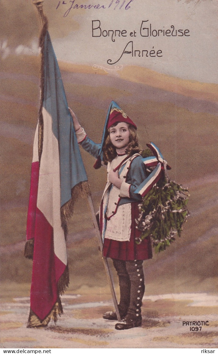 MILITARIA(PATRIOTIQUE) ENFANT(DRAPEAU) - Patriotic