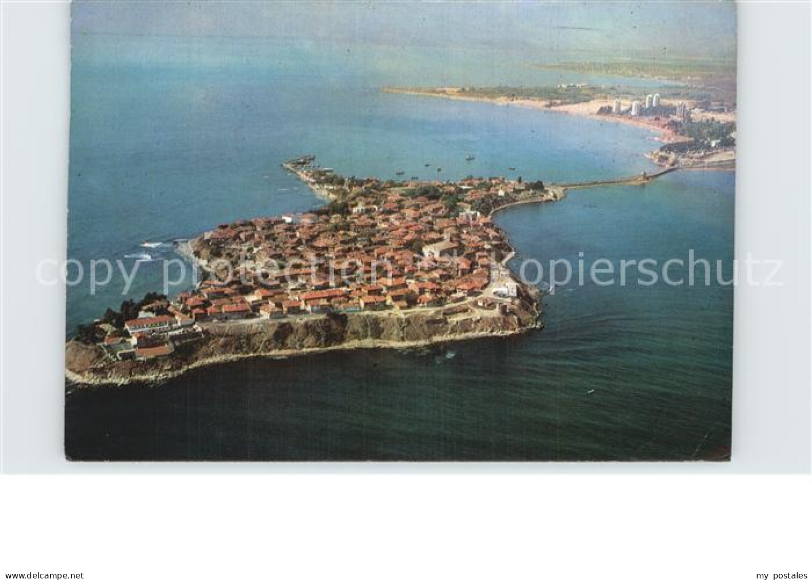 72502614 Nessebar Nessebyr Nessebre Fliegeraufnahme Altstadt  - Bulgarie