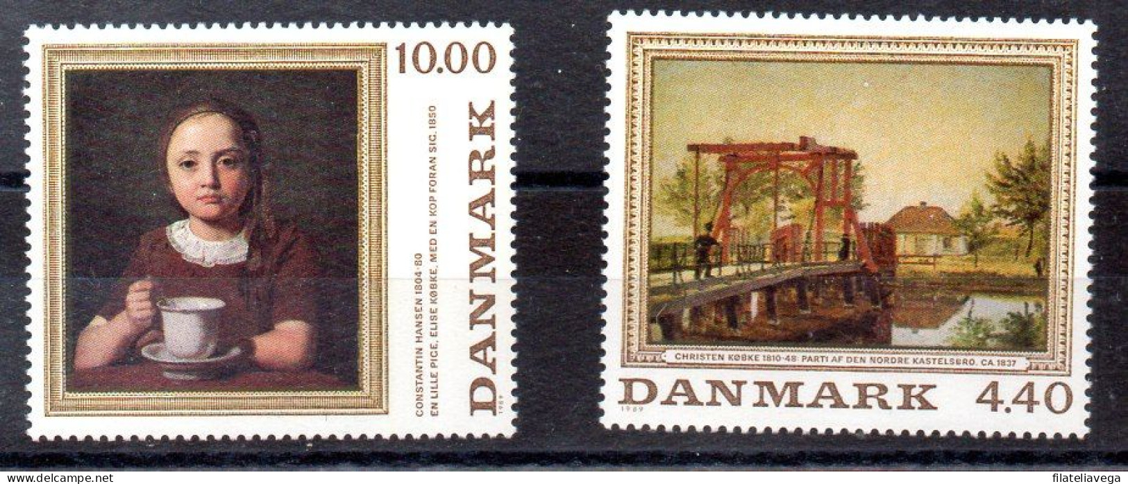 Dinamarca Serie Nº Yvert 964/65 ** PINTURA (PICTURE) - Unused Stamps