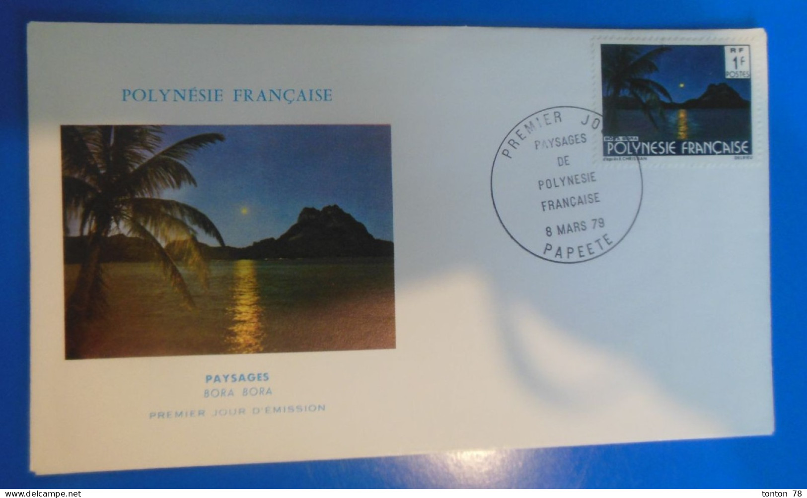 LETTRE 1 Er JOUR DE POLYNESIE -    1979 - FDC