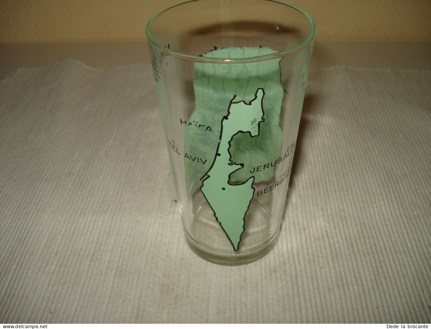 O20 ( 4 ) / Verre De Collection - Israël  - Le Mur Des Lamentations - Carte - Objets Publicitaires