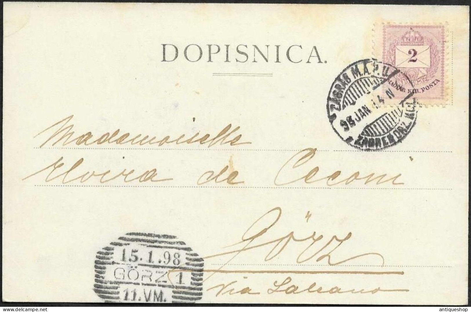 Croatia-----Zagreb-----old Postcard - Croatia