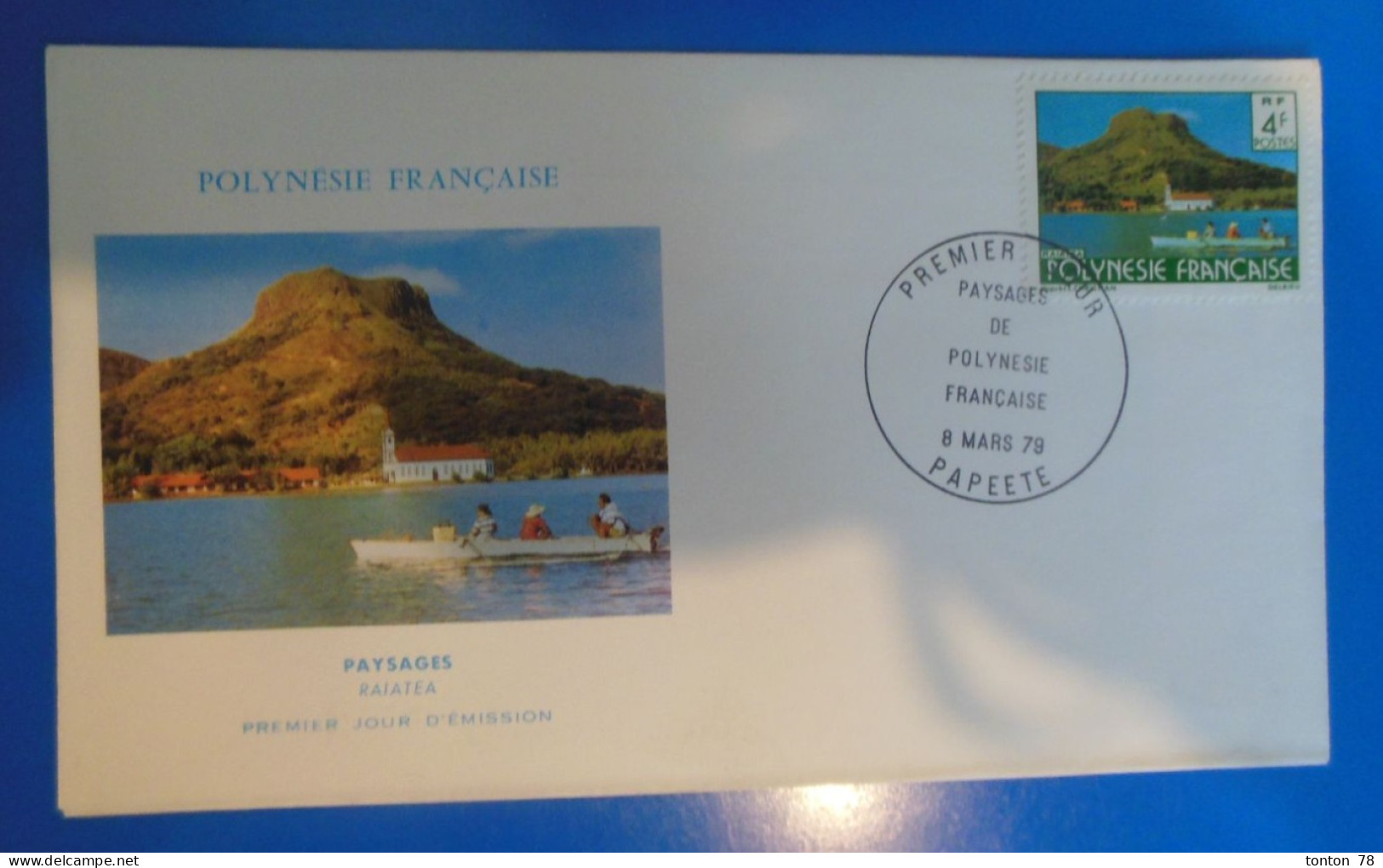 LETTRE 1 Er JOUR DE POLYNESIE -    1979 - FDC