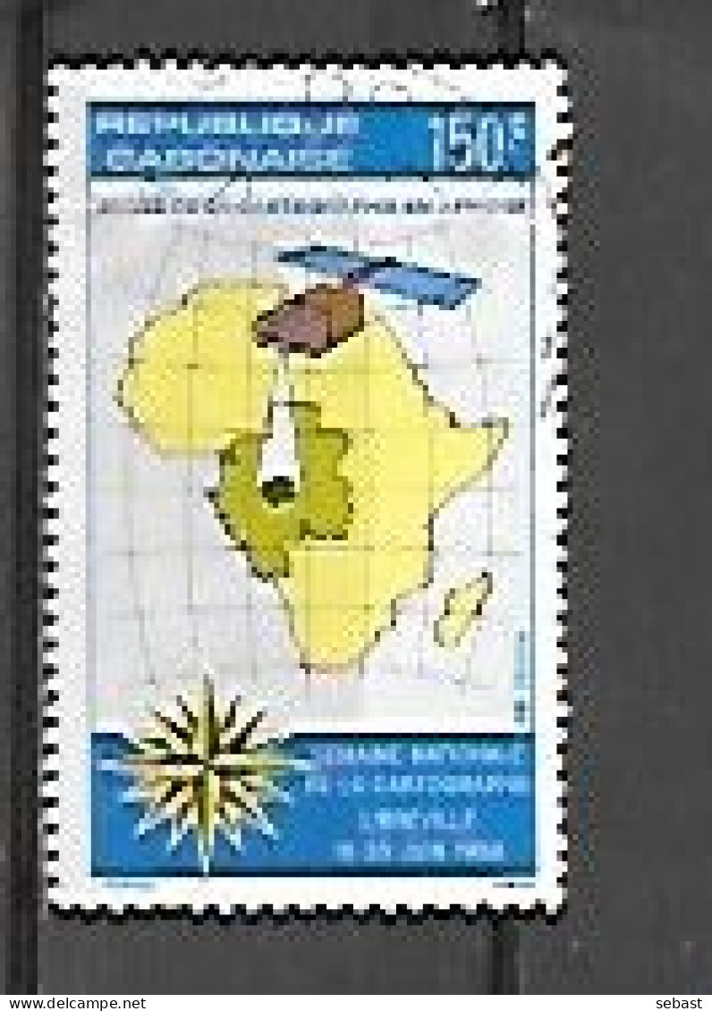 TIMBRE OBLITERE DU GABON DE  1986 N° MICHEL 959 - Gabon (1960-...)