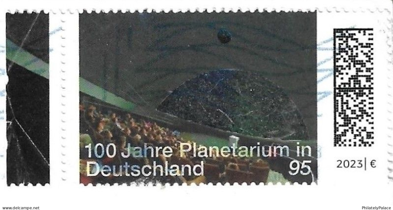 Germany 2023 Cake,Food,Gastronomy,Planetarium,Space,Unusual Shining Stamp,Moon Postcard,Address To India (*) Indien Inde - Covers & Documents