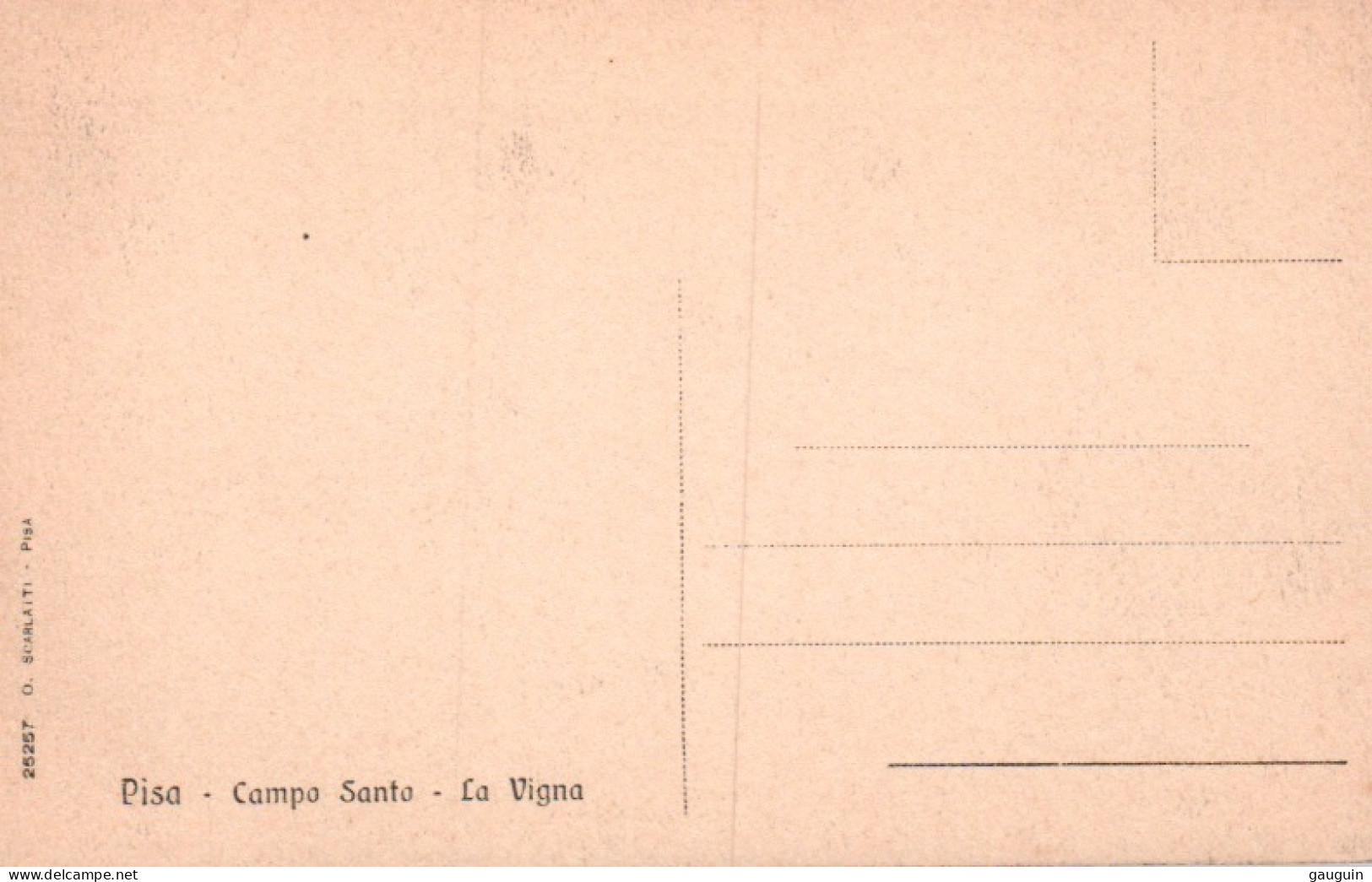 CPA - PISA - CAMPO SANTO - Fresques - LOT 4 CP à saisir