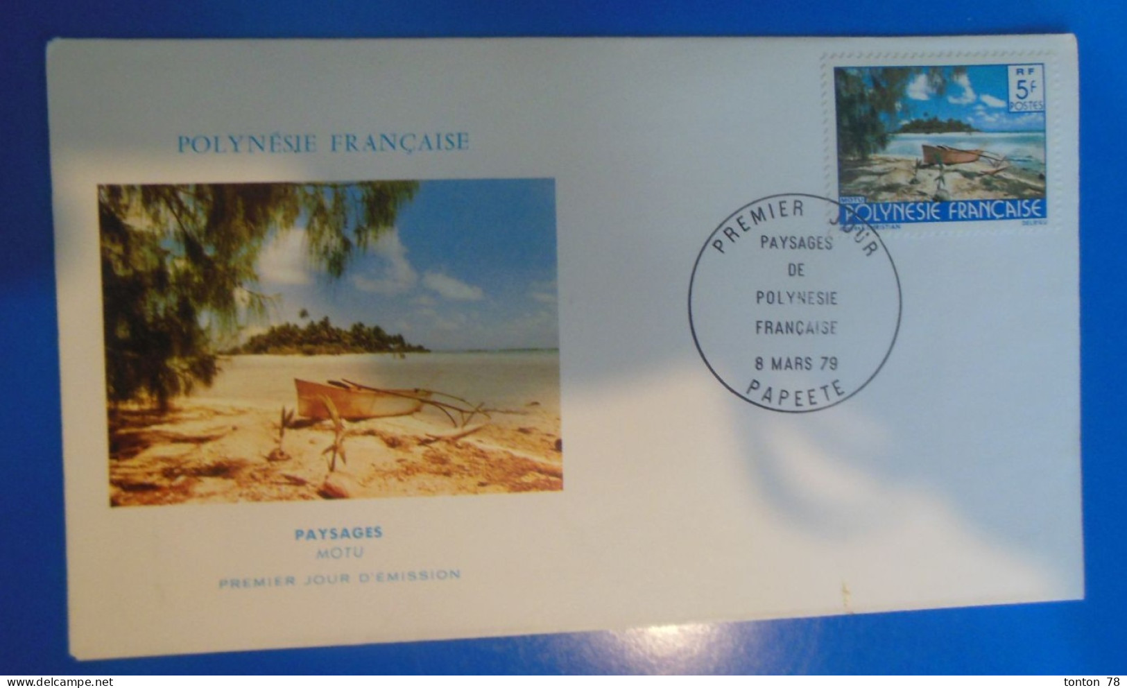 LETTRE 1 Er JOUR DE POLYNESIE -    1979 - FDC