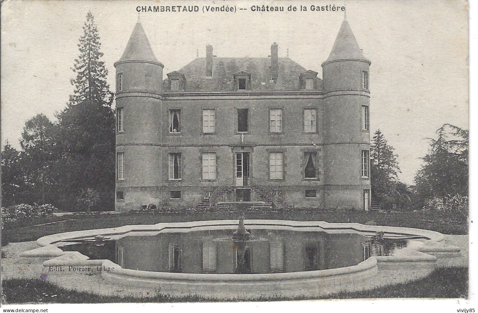 85 - CHAMBRETAUD - Vue De Château De La Gastière - Other & Unclassified