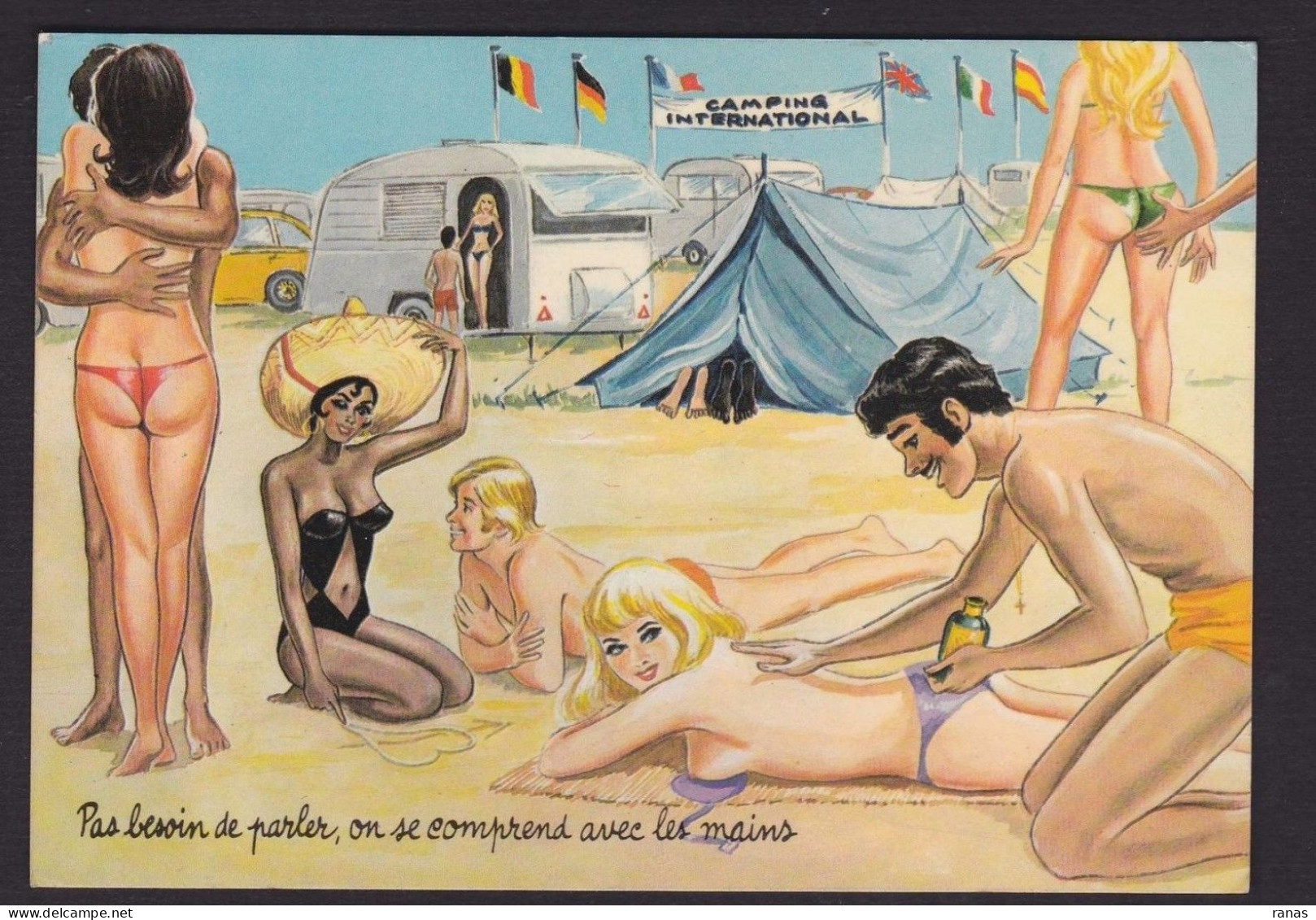 CPSM Carrière Louis Nu Féminin Nude Pin Up Non Circulé Photochrom 50385 - Pin-Ups