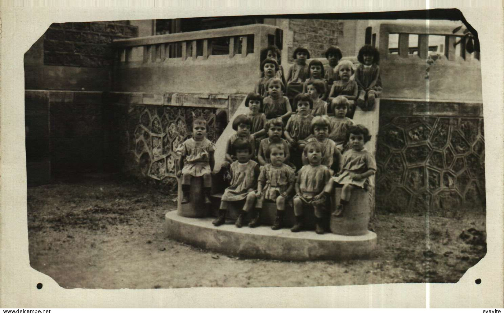 Carte Postale Photo Originale -   A Identifier    Groupe D'Enfants - Other & Unclassified